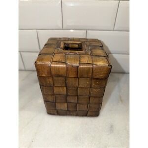 Dimara International‎ Vintage Bamboo Tissue Box  GW992